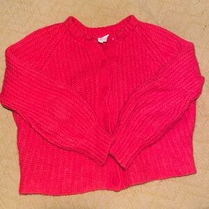 Red Sézane Emile Cardigan